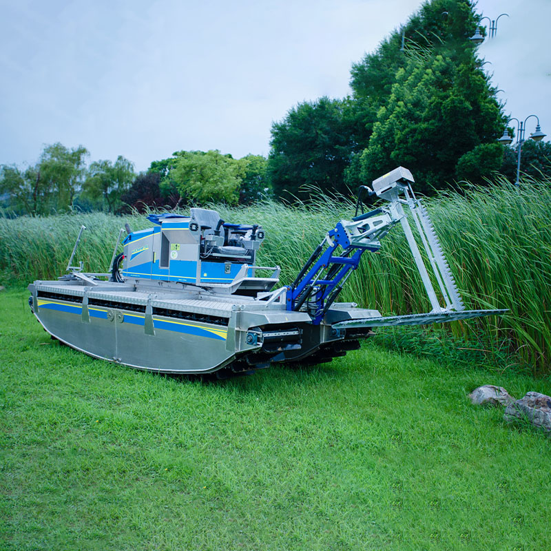 Revealing the secrets of the Amphibious Waterweed Harvesting Vehicle, an environmental protection artifact!