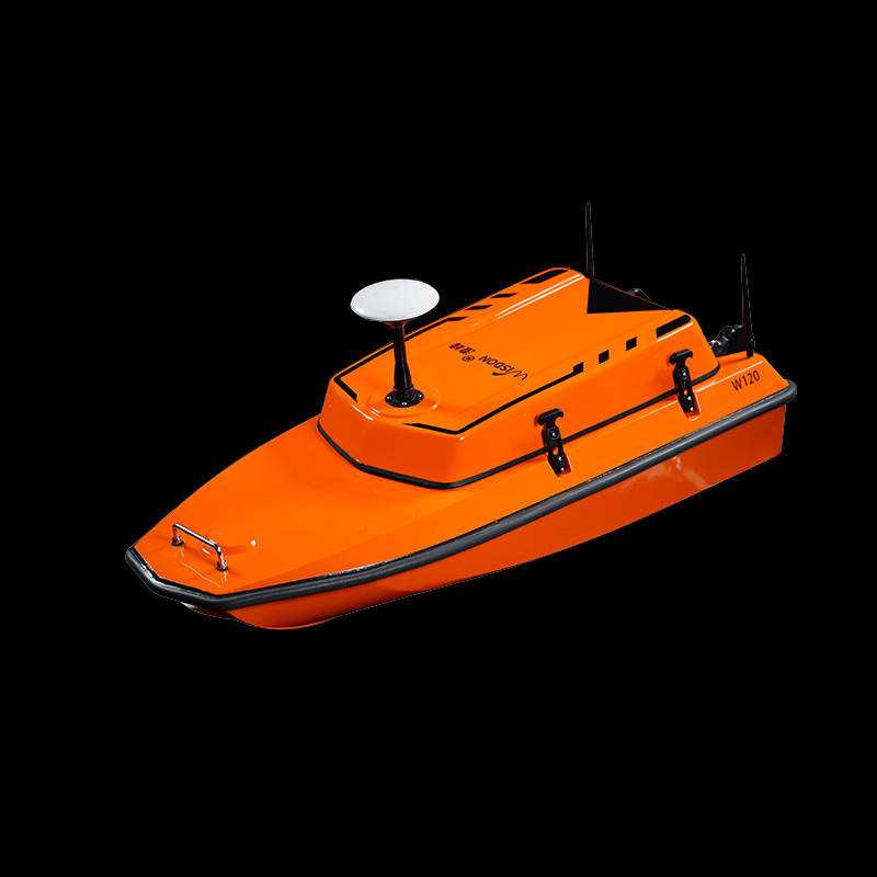 What advantages does the lightweight and portable carbon fiber material bring to single-body multi-purpose unmanned boats?