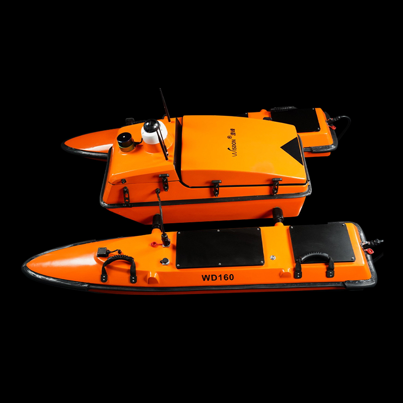 How does the catamaran multifunctional unmanned boat achieve high integration and flexible customization?